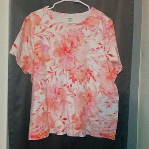 Pink and orange t shirt